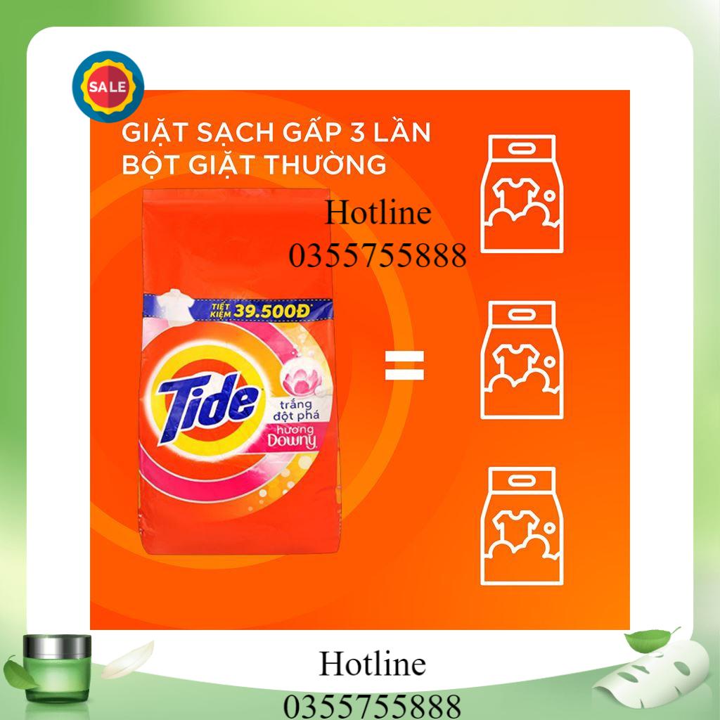 Bột Giặt Tide Trắng Đột Phá hương Downy Túi 5kg