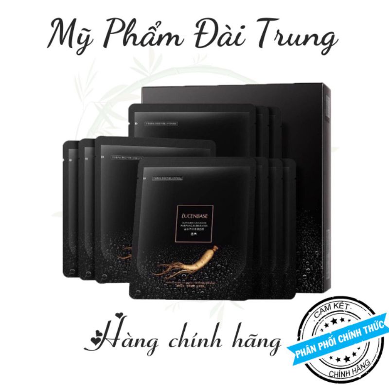 Mặt Nạ Sủi Bọt Thải Độc Lucenbase Miếng Lẻ