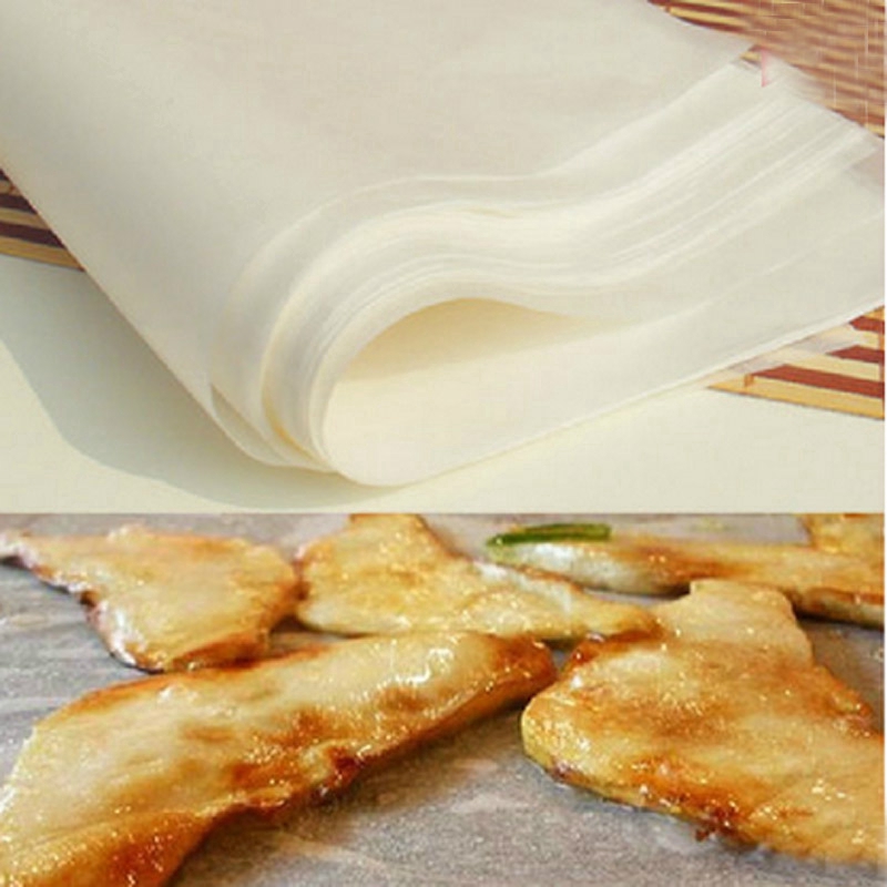 Cuộn giấy lót thấm dầu màu trắng chịu được nhiệt độ cao dài 4m