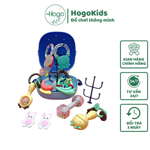 Xúc xắc gặm nướu cho bé làm từ nhựa ABS và silicon cao cấp nhiều màu sắc kích thích mắt