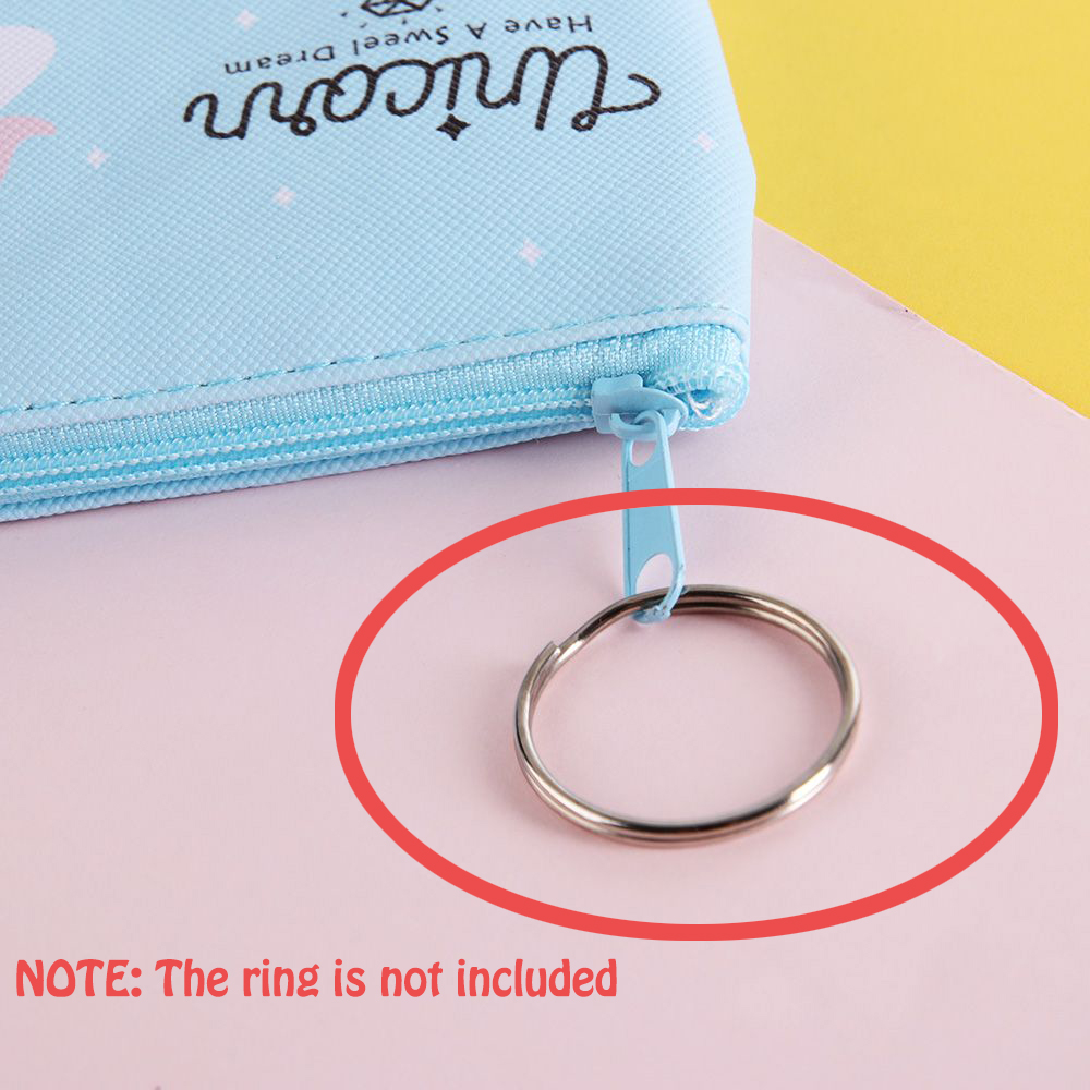 Ví Đựng Tiền Xu Họa Tiết Ngựa Một Sừng Dễ Thương