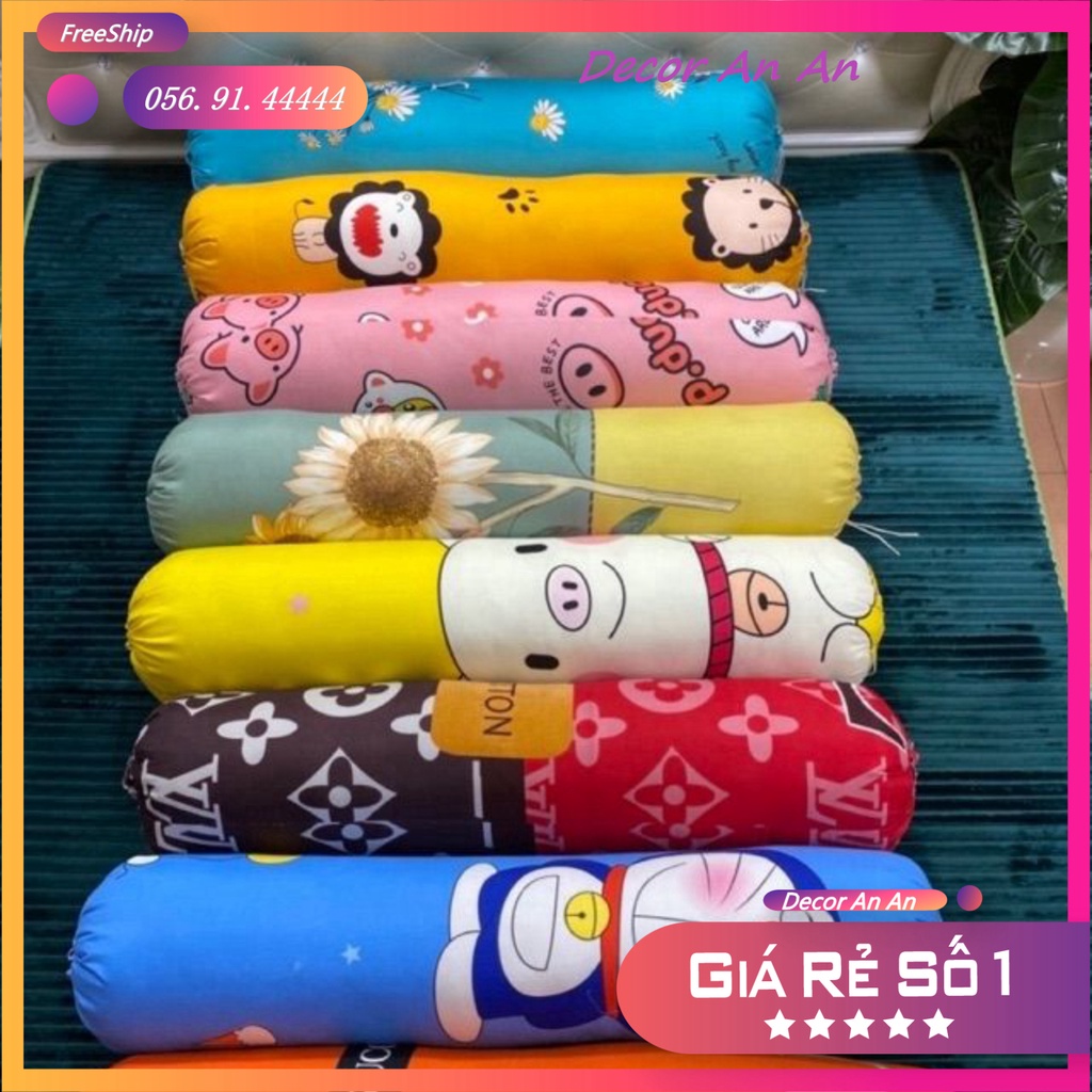 ⚡️⚡️ Vỏ gối ôm poly cotton giá rẻ ( Gia Màu Ngẫu Nhiên) ⚡️⚡️