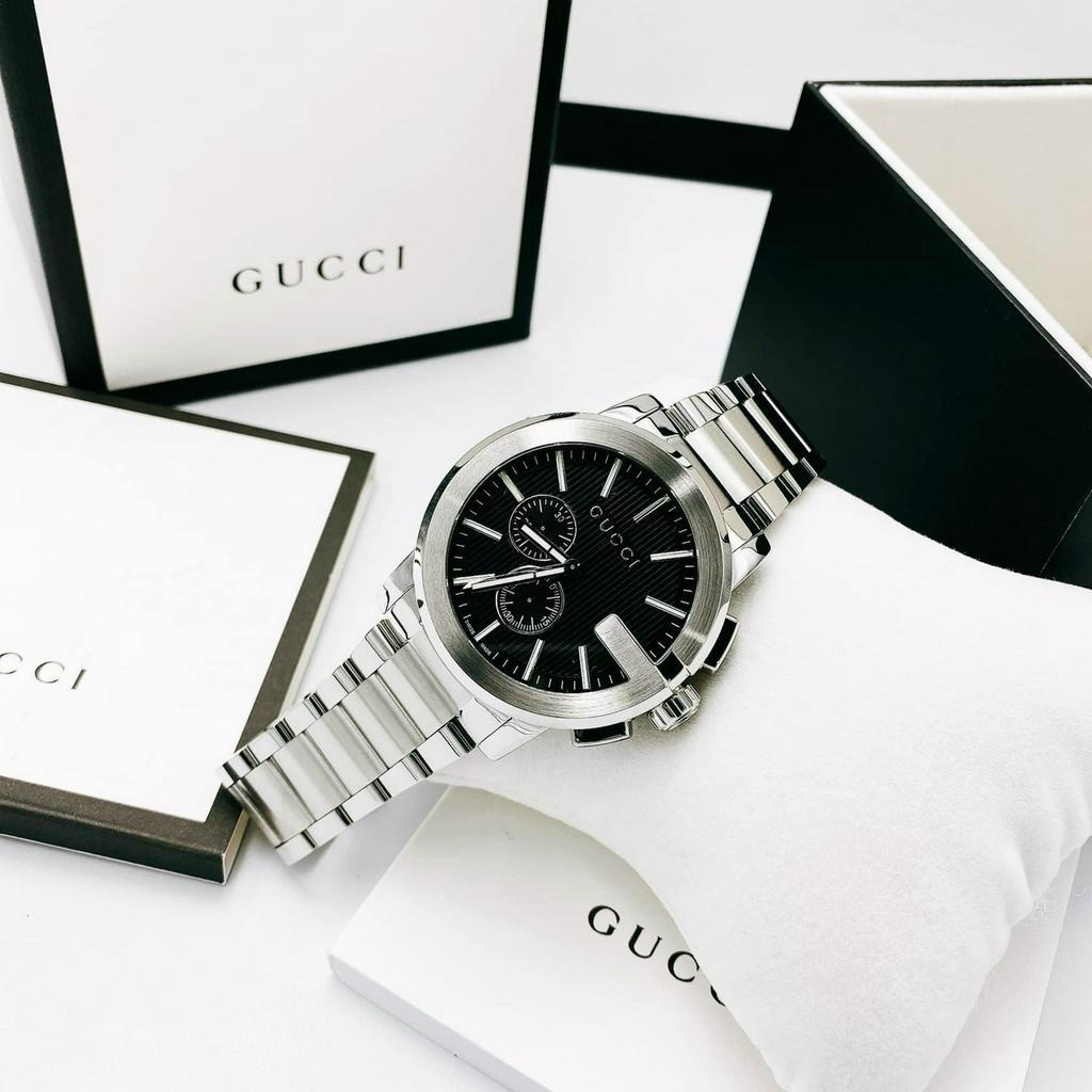 Đồng Hồ Nam Guc.c.i ,Kính Sapphire,Size: 42mm,Full Box Hãng,Gồm 2 Bản Cho AE Lựa Chọn