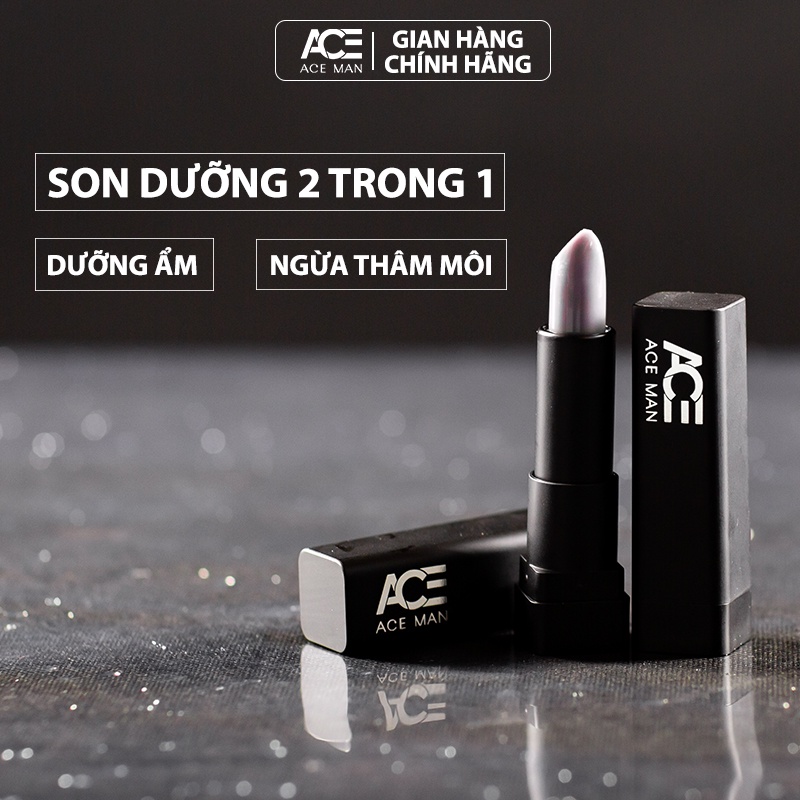 COMBO 3 sản phẩm 1 chai Sữa tắm 320ml & 1 chai DDVS 100ml & 1 thỏi Son dưỡng ACEMAN cho nam giới