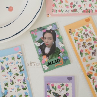 Sticker trang trí hình hoa decor top