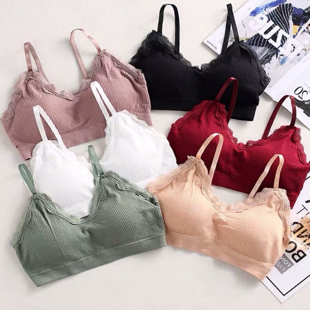 Bra tăm viền ren dây điều chỉnh ngắn dài ms 821 | BigBuy360 - bigbuy360.vn