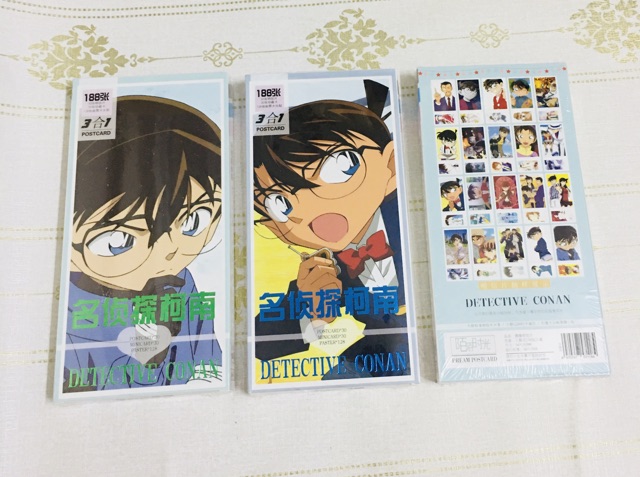 Bộ 188 ảnh postcard anime conan , postcard conan