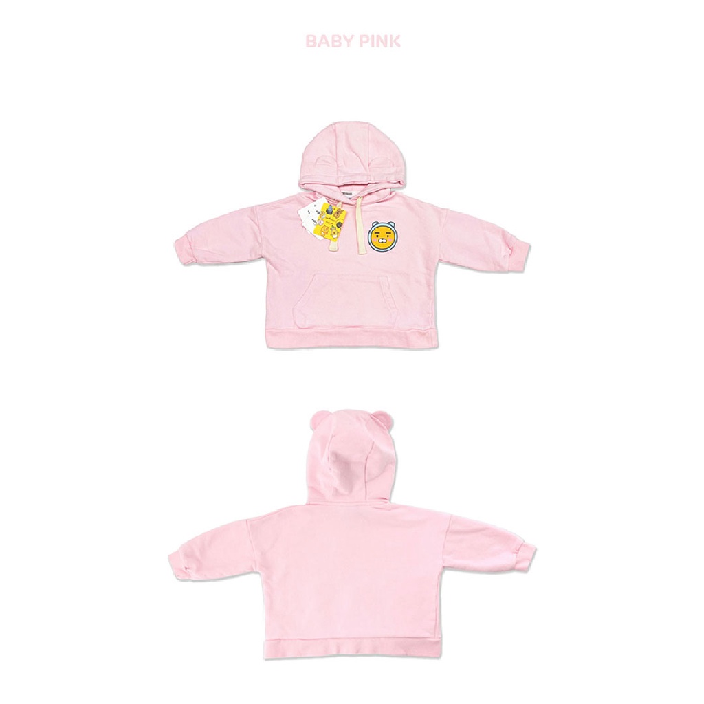 Áo Hoodie Cho Bé Gái Kakao Friends Baby Ryan Màu Hồng dễ thương siêu cute HTRP00