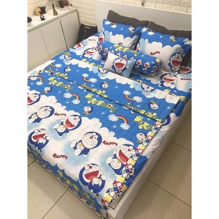bộ ga gối doremon nhiều mẫu