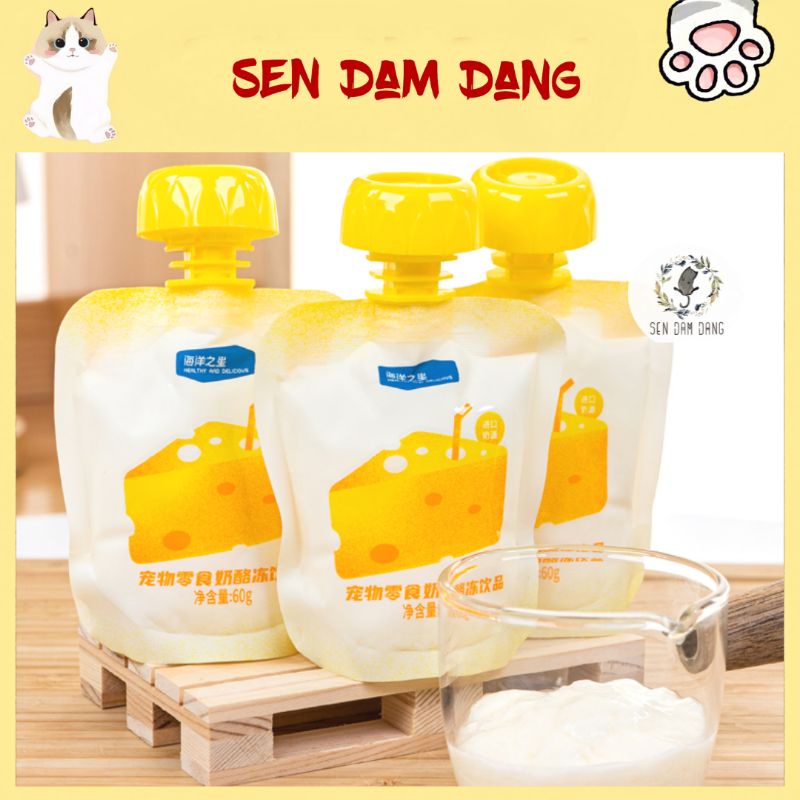 Súp Phô Mai Ocean Star Cho Cún Mèo - 60G