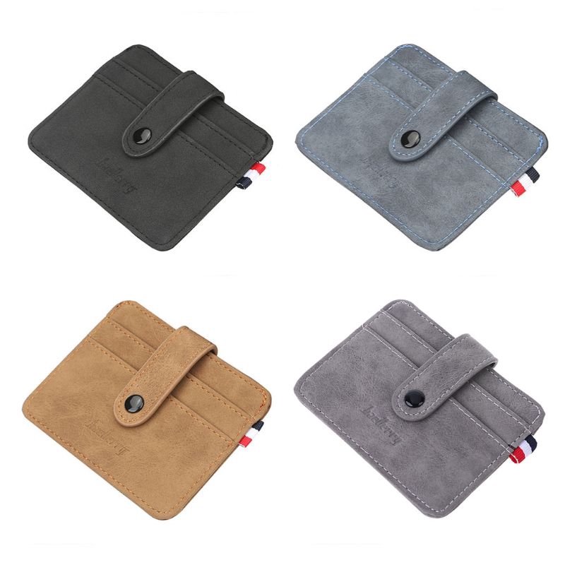 Ví da mỏng có khuy gài dành cho nam giới