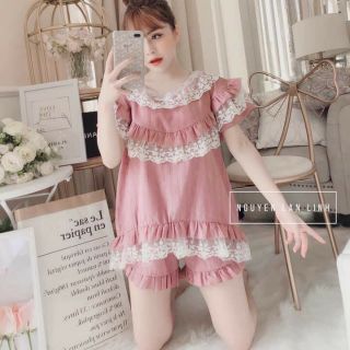Bộ đũi cổ bèo quần cộc hot hit