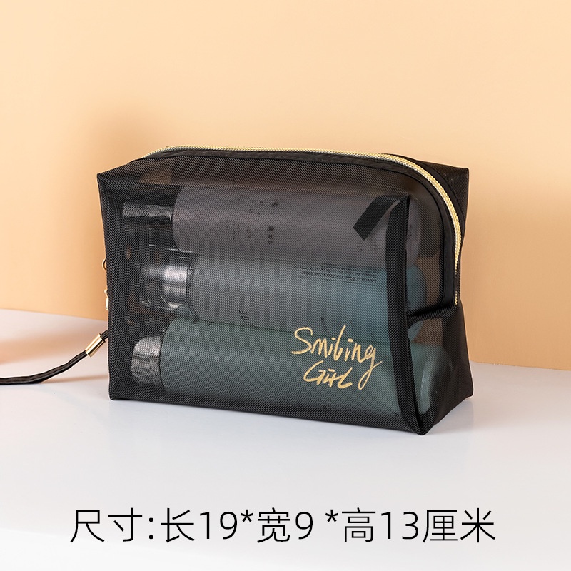 Túi Lưới Trong Suốt Đựng Mỹ Phẩm Sức Chứa Lớn Tiện Dụng