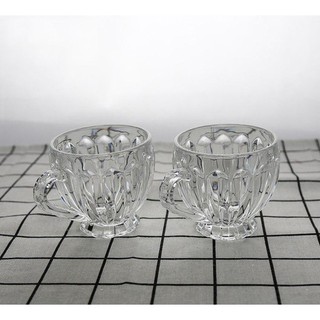 Bộ 6 Cốc Thủy Tinh Có Quai