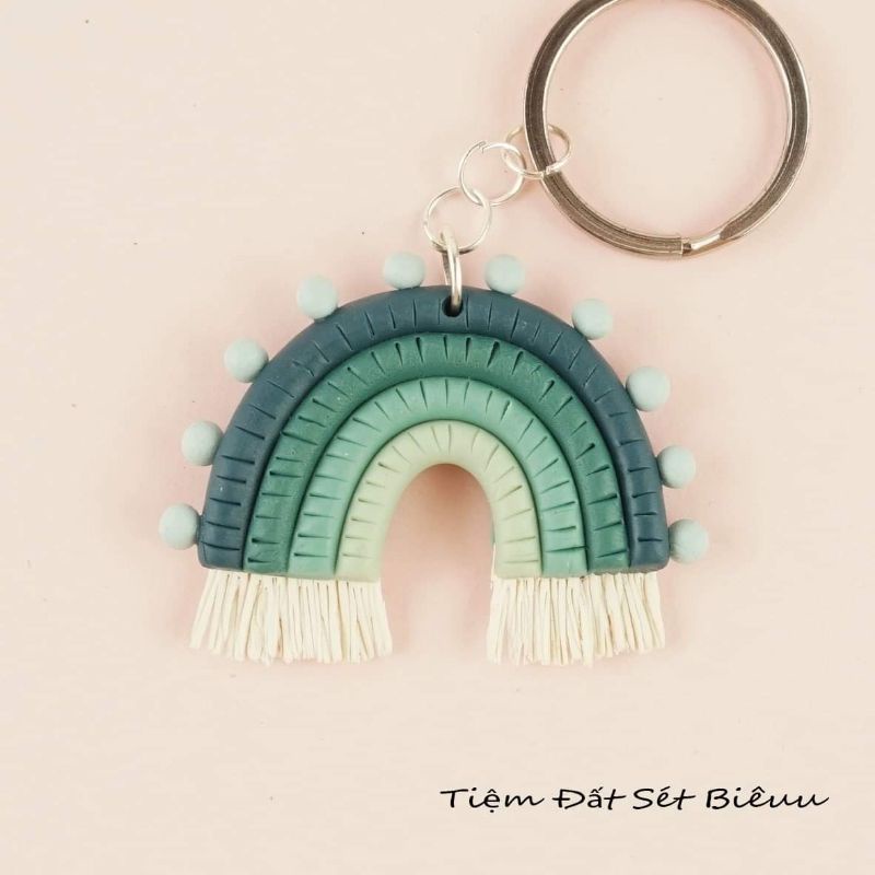 Móc treo chìa khoá đất sét Polymer handmade #2