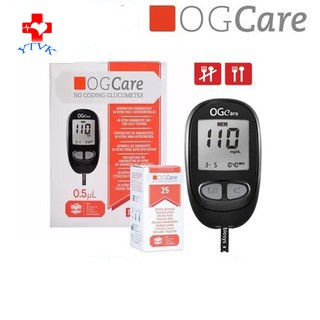 50 QUE TEST THỬ ĐƯỜNG HUYẾT TIỂU ĐƯỜNG OGCARE OG CARE 25 QUE/HỘP