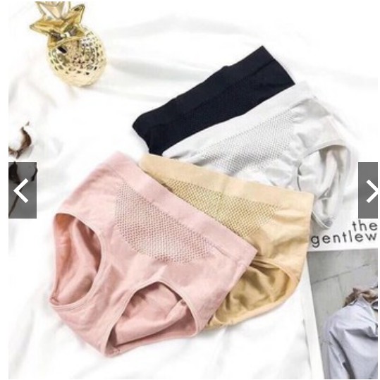 Combo 5 Quần Lót Nữ Kháng Khuẩn Nâng Mông Co Giãn 4 Chiều/ Túi Zip