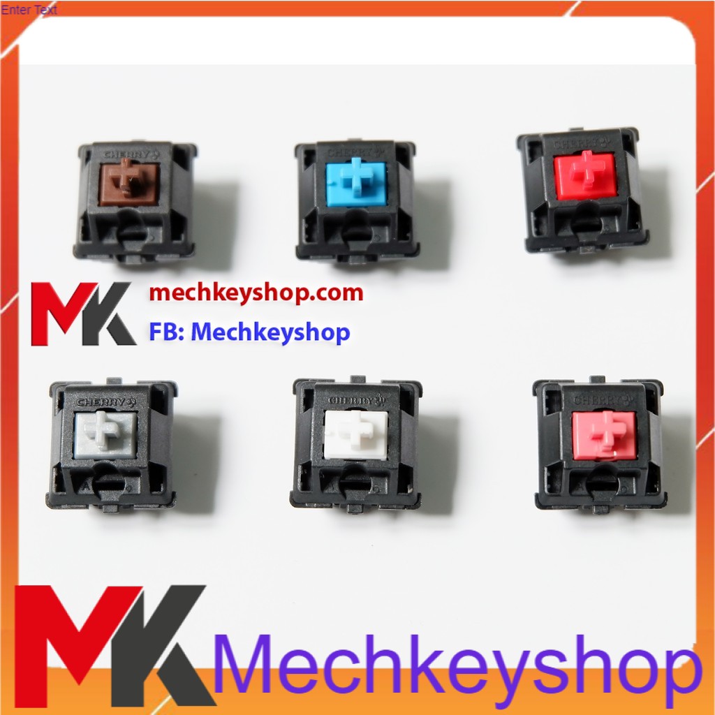 Công tắc Switch Cherry MX các loại Blue/ Red/ Brown/ Black/ Silver/ White/ Pink cho bàn phím cơ