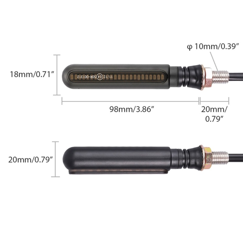 Đèn Led Xi Nhan Gắn Đuôi Xe Mô Tô Chuyên Dụng