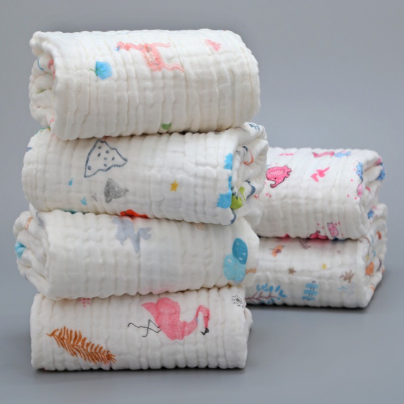 Khăn Tắm Cho Bé, Chăn Đắp 6 Lớp Xô Siêu Mềm, Siêu Thấm, Siêu Thoáng Cho Bé Hàng Cao Cấp KT:105 x105 DD103