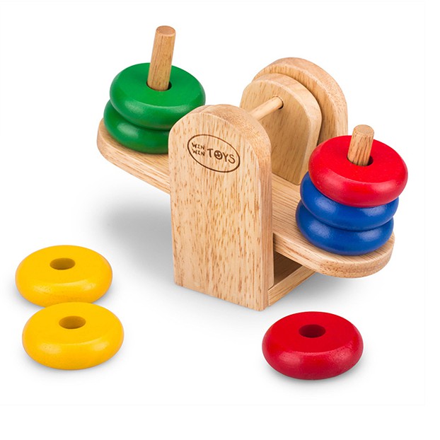 Đồ chơi gỗ cân bập bênh hãng Winwintoys