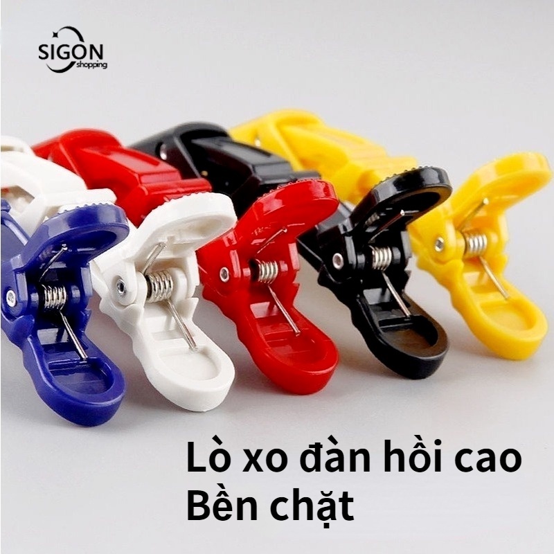 Kẹp tóc cá sấu dài dùng nhuộm tóc không in hằn dấu vết