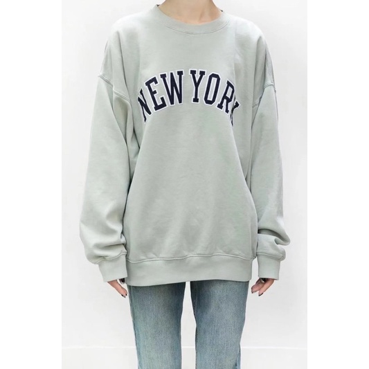 Áo nỉ cổ tròn Los Angeles / New York sweatshirt
