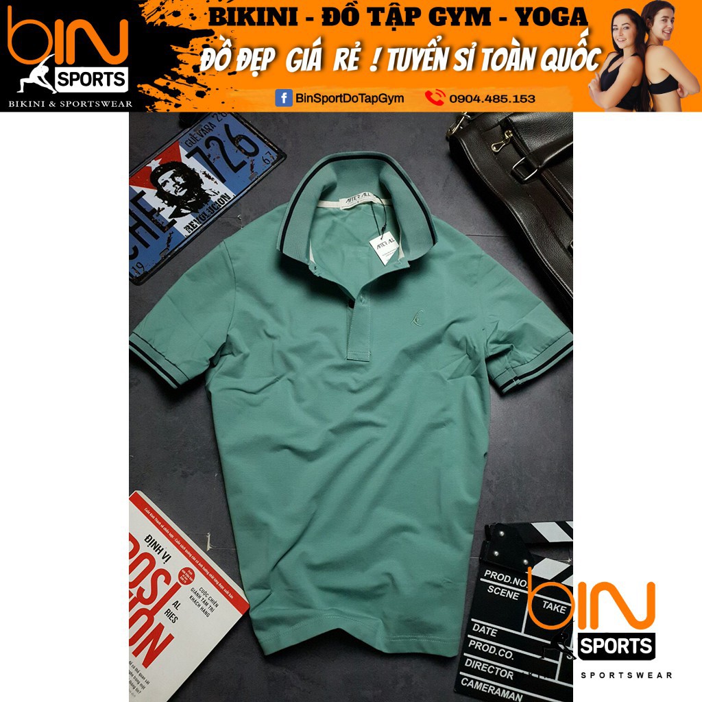 Aó thun nam cotton xin, hàng xuất khẩu Bin Sport AN003