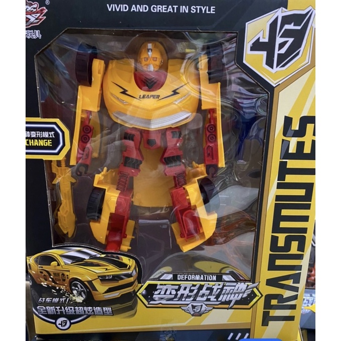 Người máy robot war biến hình siêu xe ô tô transformers loại to