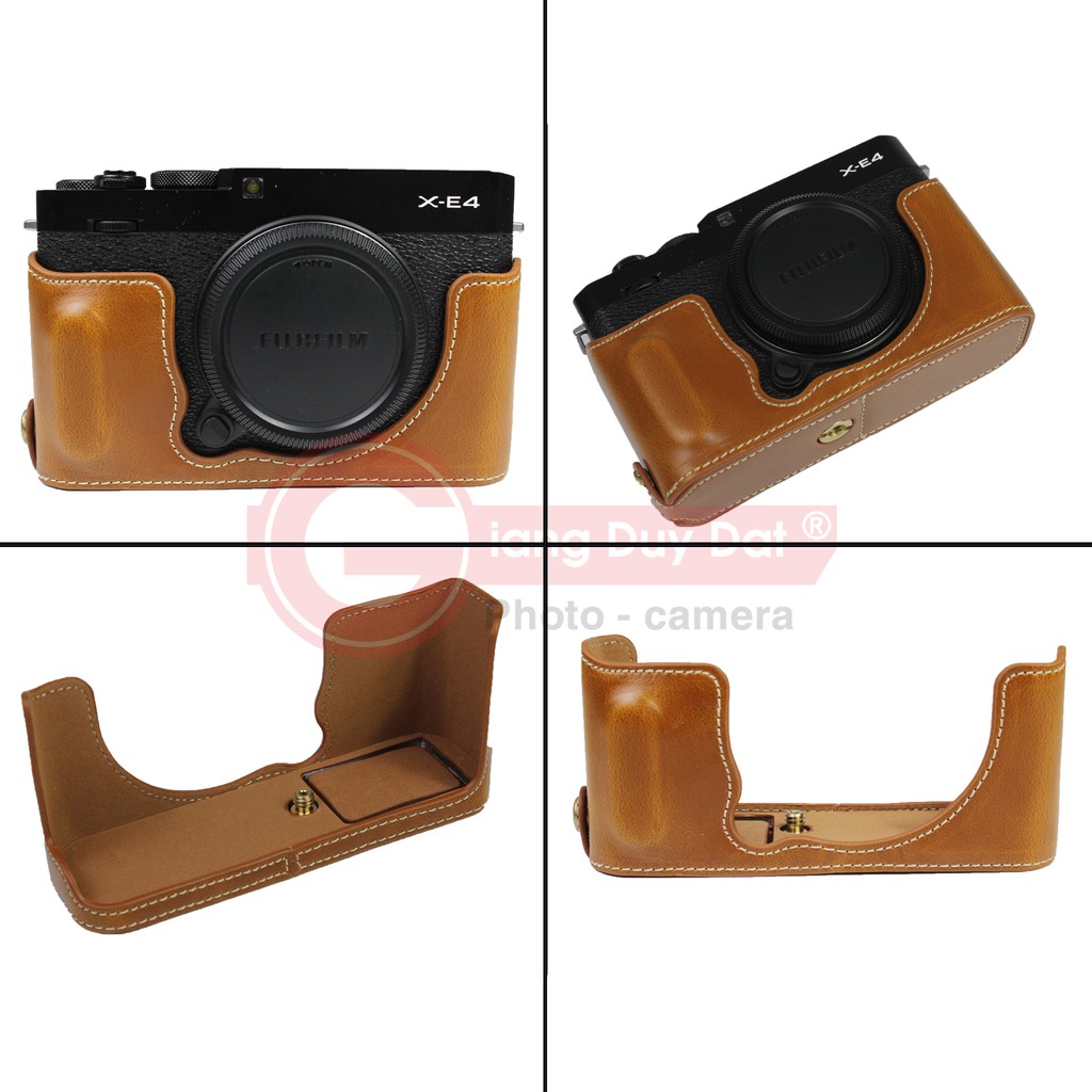 Bao Da Halfcase Dành Cho Máy Ảnh Fujifilm X-E4 l Halfcase Fujifilm X-E4 l Case Fujifilm X-E4 l Máy ảnh x-e4