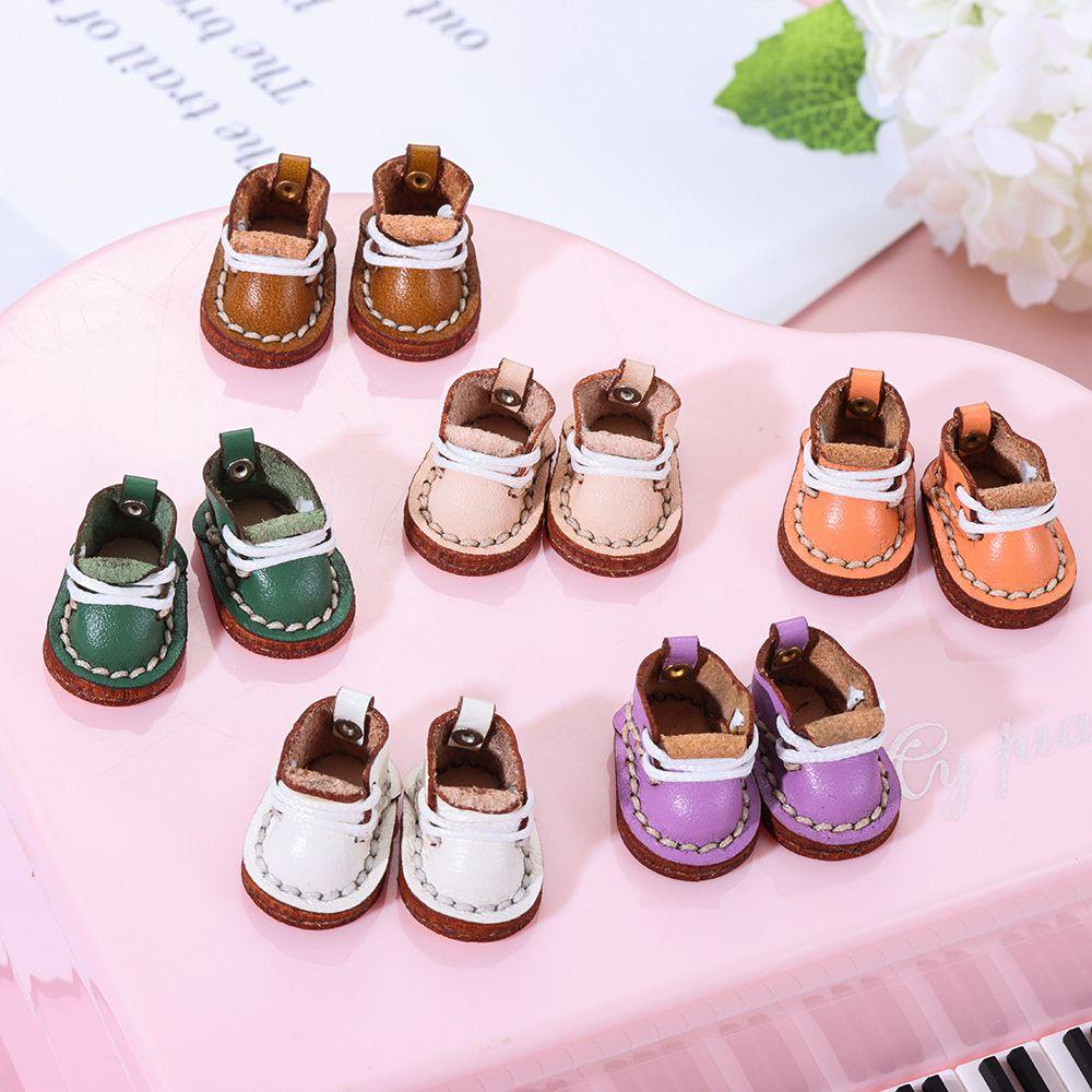 Giày Búp Bê Da Bò Handmade Dành Cho Búp Bê obitsu11GSCbody9OB11
