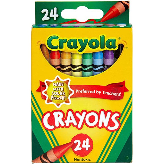 Crayola Crayons 24 ( bút sáp màu 24 màu)