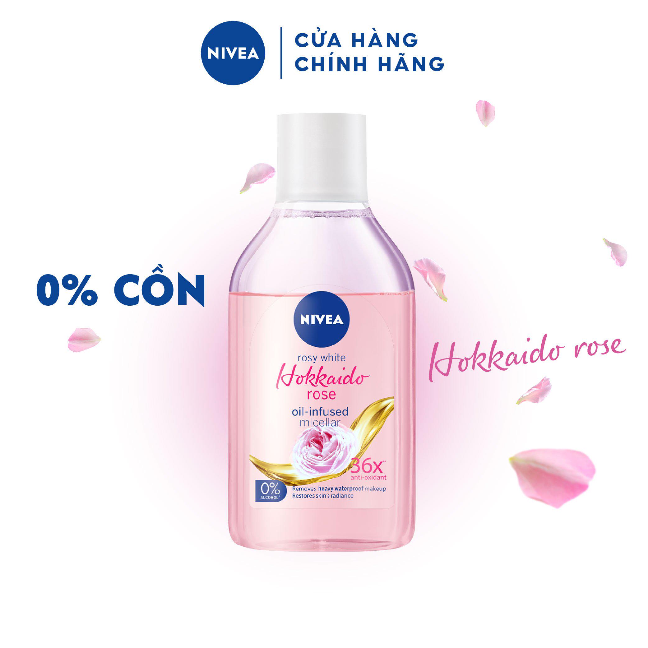 [Mã FMCGMALL -8% đơn 250K] Nước tẩy trang Nivea Radiance Rose Oil-infused (400ml) - 86550