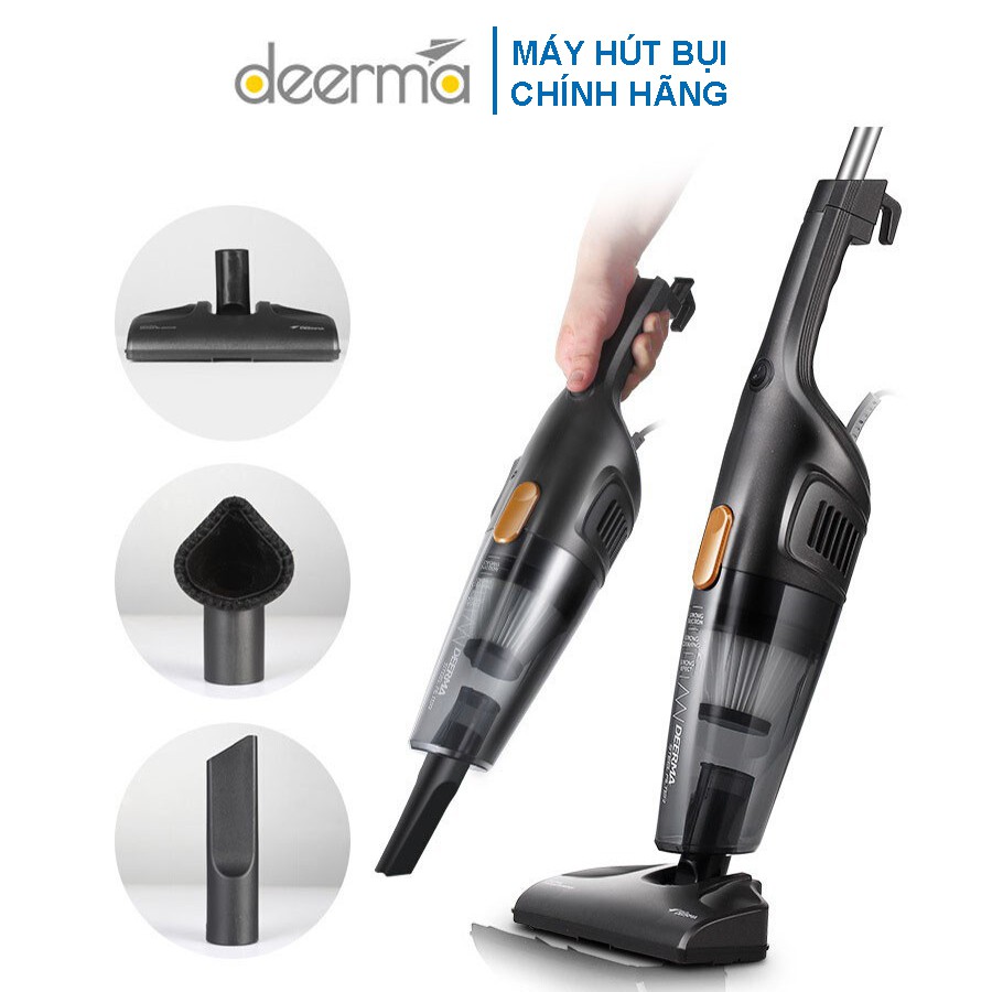 [DEERMA] Máy Hút Bụi Gia Đình Cầm Tay Deerma DX115C Công Suất 600W Lực Hút 14000Pa Bảo Hành 6 Tháng Kèm 3 Đầu Hút | BigBuy360 - bigbuy360.vn