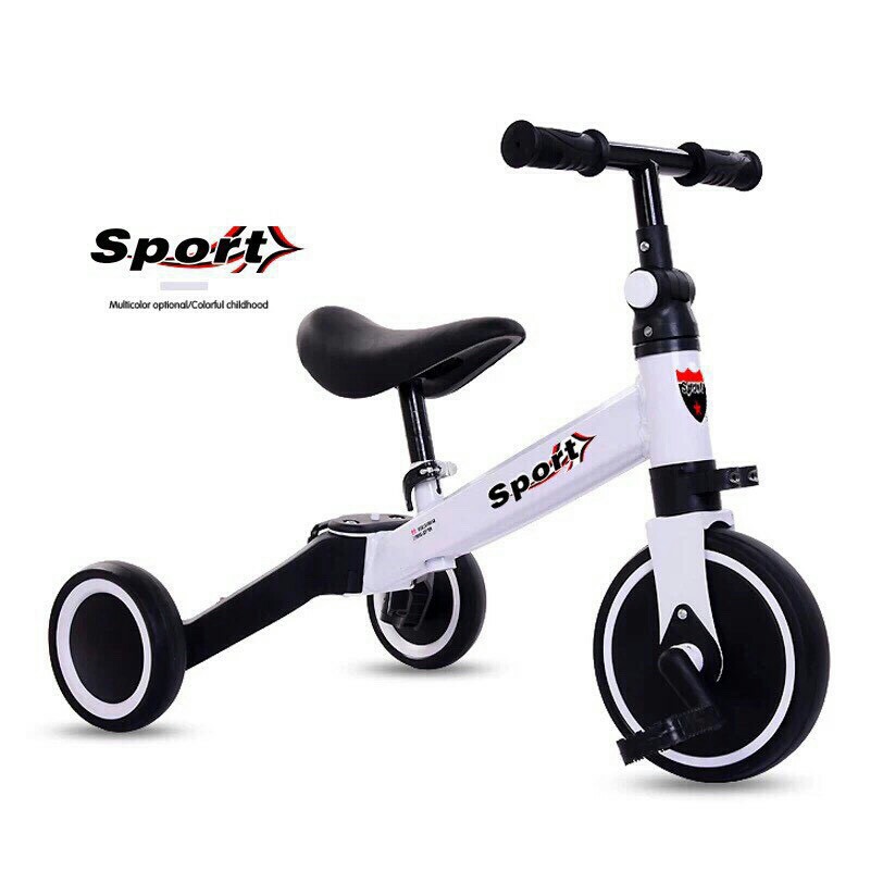 Sỉ Xe đạp Sport gấp gọn kiêm xe chòi chân bánh sau cụp xòe