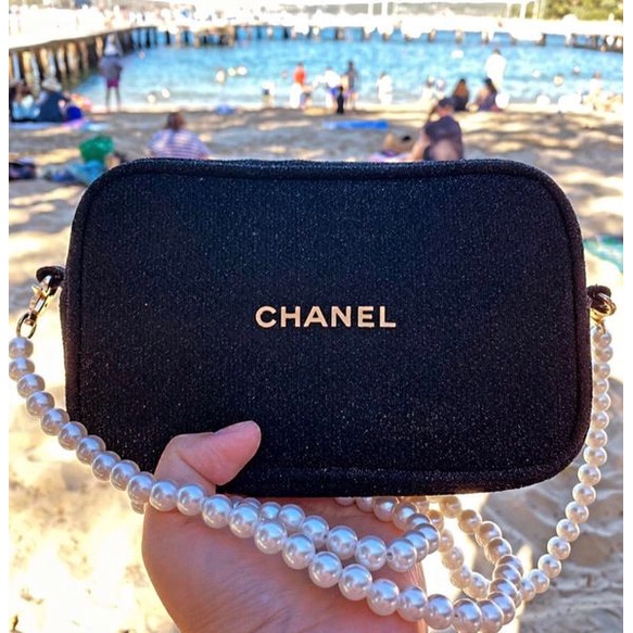 Túi Gift Chanel Lông Đen