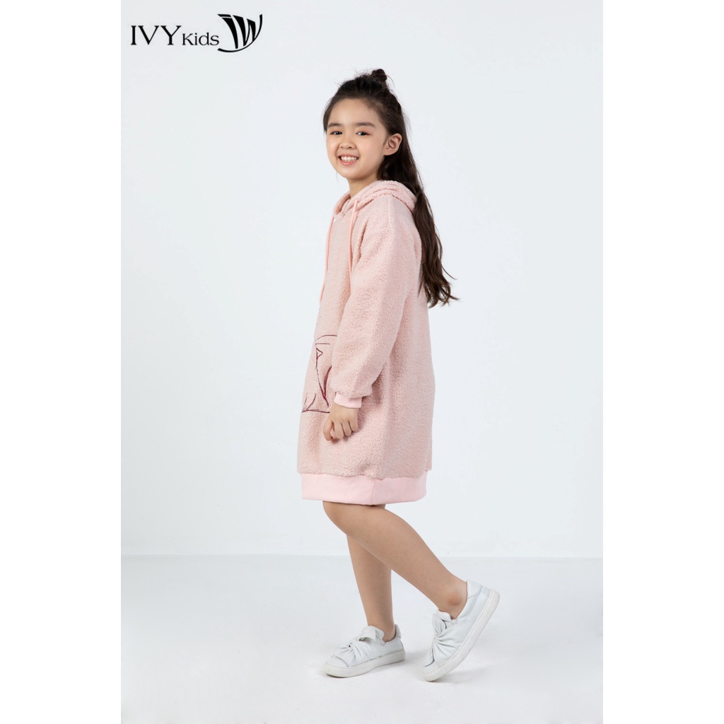 Đầm lông bé mèo cho bé gái IVY moda MS 42G1202