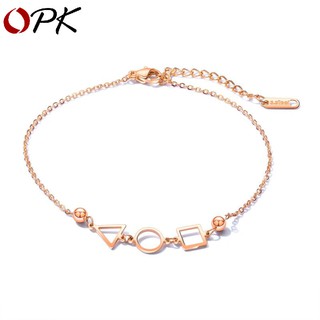 Lắc Chân Mạ Vàng 18K Hình Tam Giác Xinh Xắn