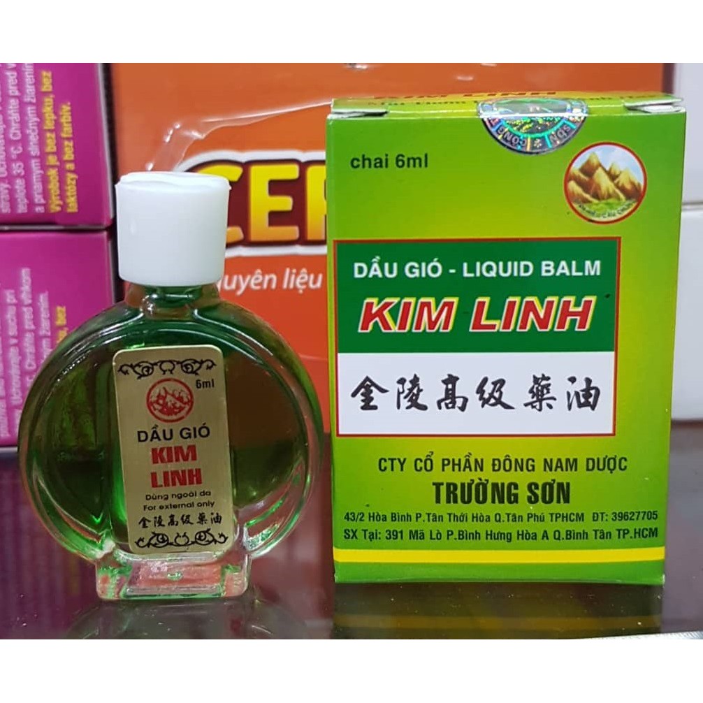 Dầu gió Kim Linh chai 6ml giá tốt