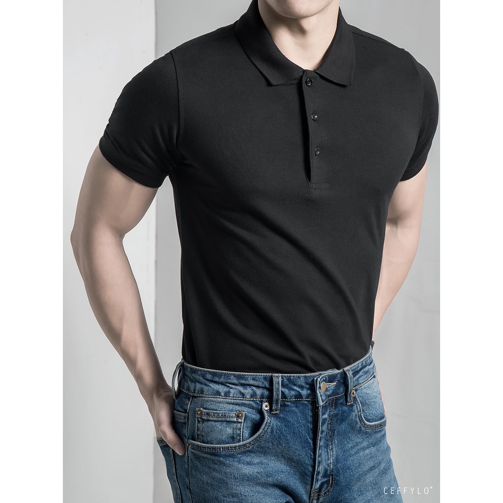 Áo Thun Nam Polo Cao Cấp Cổ Bẻ Chất Cotton Thoáng