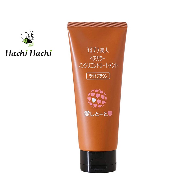 Dầu xả nhuộm tóc bạc màu nâu nhạt Aishitoto 200g - Hachi Hachi Japan Shop