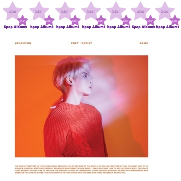 Shinee - JONGHYUN - Nghệ Sĩ Thơ Cai