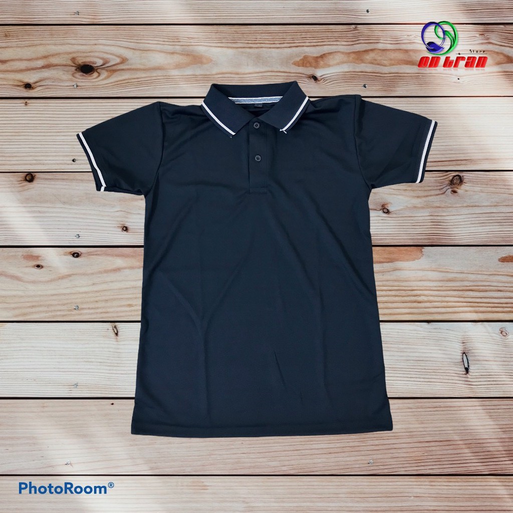 Áo phông Polo nam nữ viền kẻ | chất liệu cotton pha Poly | co giãn 4 Chiều | BigBuy360 - bigbuy360.vn
