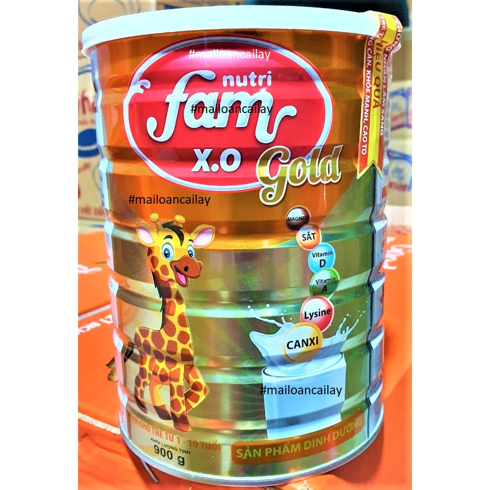 Sữa bột FAM X.O GOLD 900GR cho bé trên 12 tháng tuổi