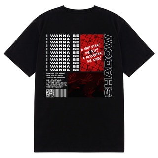 SHADOW TEE - Áo thun BANGTAN unisex oversize 2 màu đen/trắng