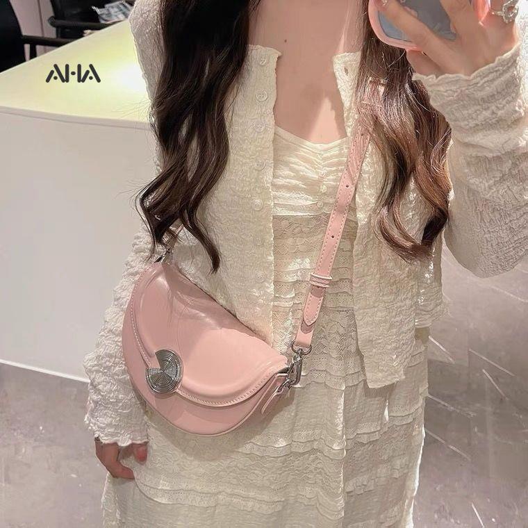 Túi xách AHA official cao cấp phối dây xích sang trọng cho nữ