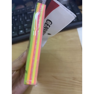 Giấy note 3x4 5 màu dạ quang
