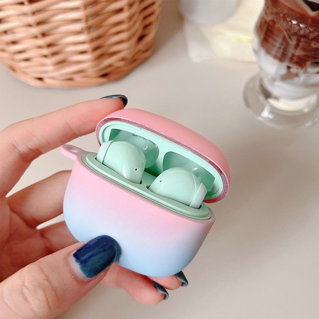 Vỏ Bảo Vệ Hộp Sạc Tai Nghe Bluetooth Không Dây Lenovo Thinkplus LP40 S / LP40 PRO Màu Gradient Chống Sốc