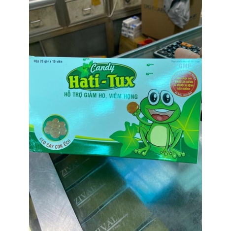 [Chính hãng] Kẹo Ngậm Ho hati-tux candy( giảm đau họng, giảm ho)  1 Gói có 10 viên  Date mới