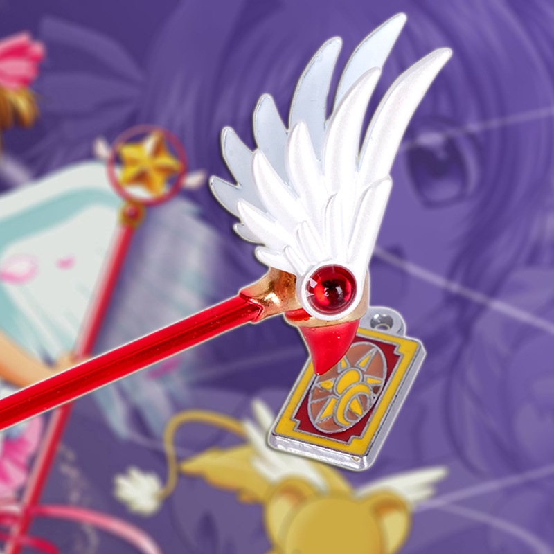 Đồ chơi cây gậy ma thuật Sakura có móc chìa khóa tiện dụng chất lượng cao